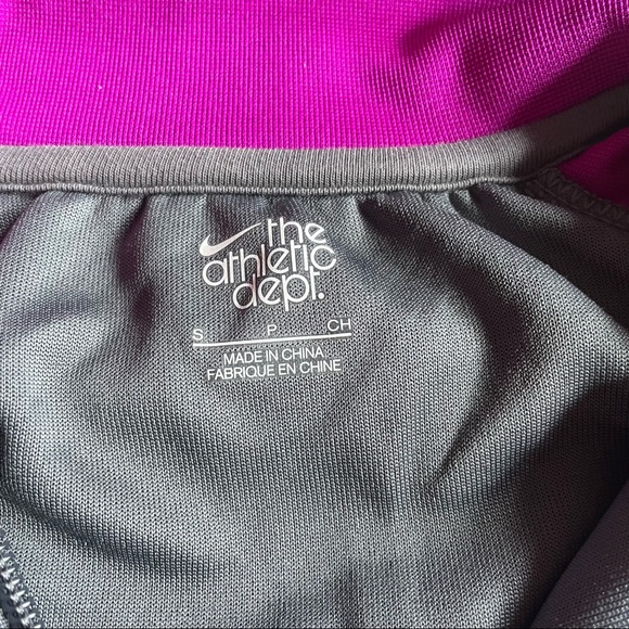 Nike Track Suit - Charcoal Gray and Magenta - Picture 4 of 12